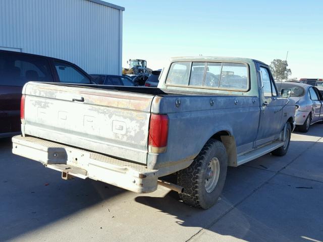 1FTDF15Y3HLA51166 - 1987 FORD F150 GRAY photo 4