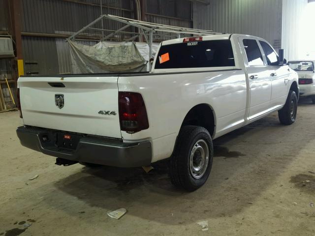 3D7TT2CT2BG577638 - 2011 DODGE RAM 2500 WHITE photo 4