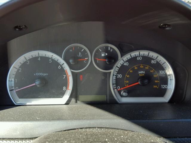 KL1TD56E99B656871 - 2009 CHEVROLET AVEO LS RED photo 8