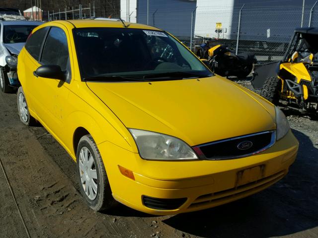 1FAFP31N97W124881 - 2007 FORD FOCUS ZX3 YELLOW photo 1