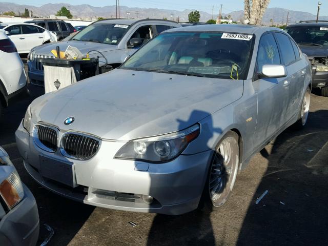 WBANE73587CM47365 - 2007 BMW 530 I SILVER photo 2