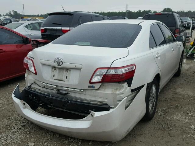 4T1BB46K37U027744 - 2007 TOYOTA CAMRY NEW WHITE photo 4