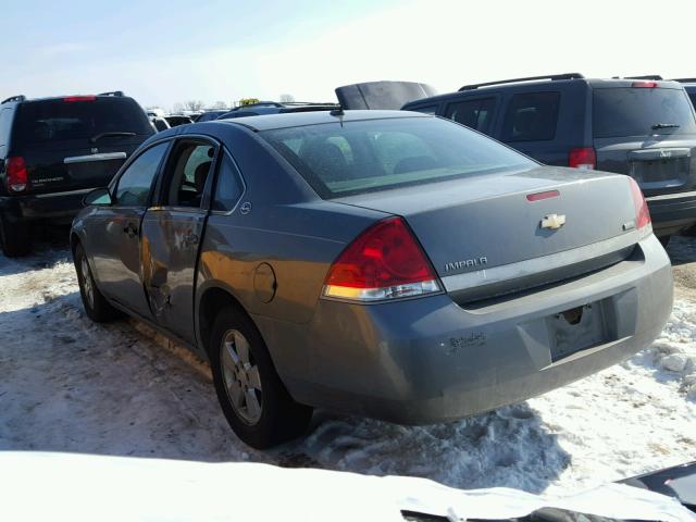 2G1WT58KX89177363 - 2008 CHEVROLET IMPALA LT GRAY photo 3