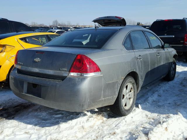 2G1WT58KX89177363 - 2008 CHEVROLET IMPALA LT GRAY photo 4