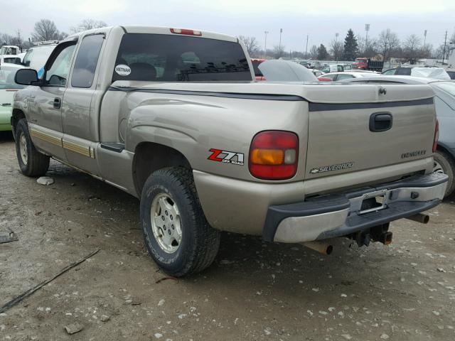 2GCEK19T921258883 - 2002 CHEVROLET SILVERADO TAN photo 3