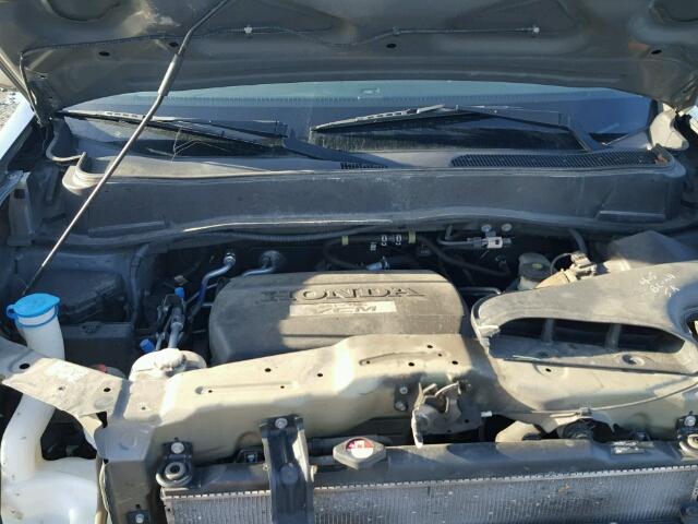 5FNYF3H58AB013925 - 2010 HONDA PILOT EXL GRAY photo 7