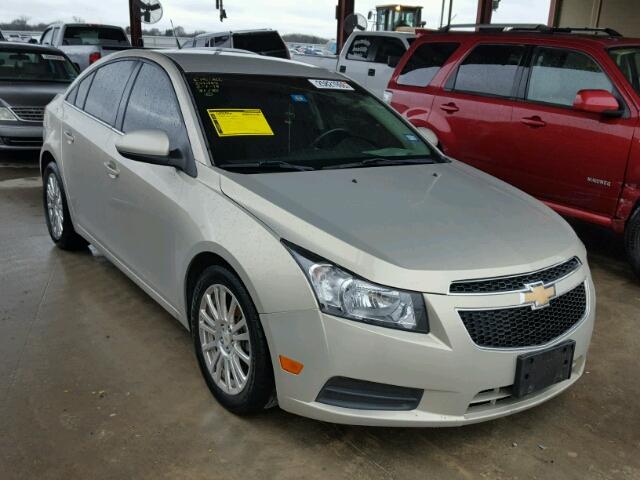 1G1PJ5S96B7303453 - 2011 CHEVROLET CRUZE ECO BEIGE photo 1