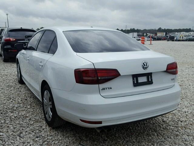 3VW2B7AJ2HM352344 - 2017 VOLKSWAGEN JETTA S 白色 照片 3
