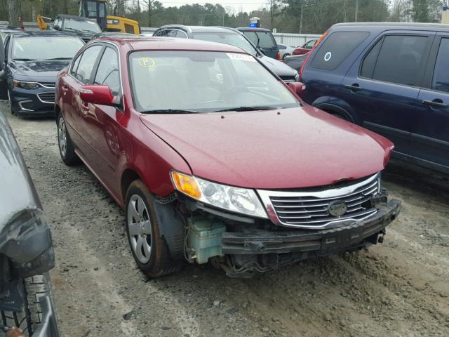 KNAGE228695354651 - 2009 KIA OPTIMA LX MAROON photo 1