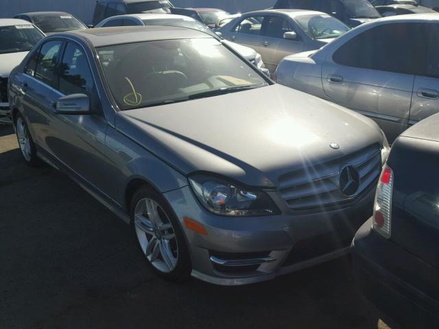 WDDGF4HB1DA852891 - 2013 MERCEDES-BENZ C 250 SILVER photo 1