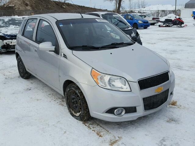 KL1TV65E59B602133 - 2009 CHEVROLET AVEO LS SILVER photo 1