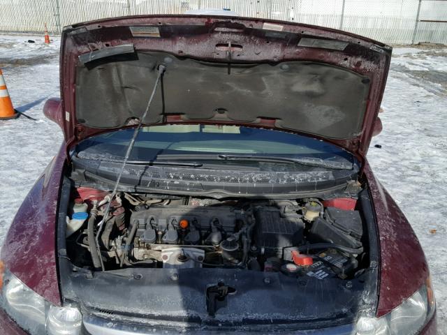 1HGFA16806L074263 - 2006 HONDA CIVIC EX წითელი ფოტო 7
