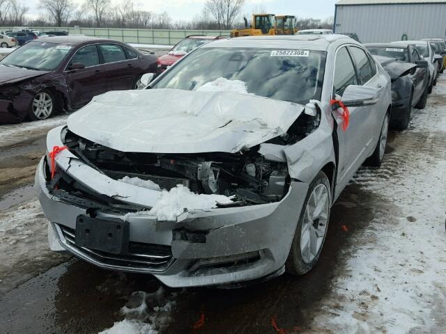 1G1145S35HU127613 - 2017 CHEVROLET IMPALA PRE ნაცრისფერი ფოტო 2