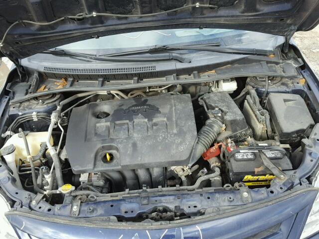 5YFBU4EE4CP028483 - 2012 TOYOTA COROLLA BA BLUE photo 7