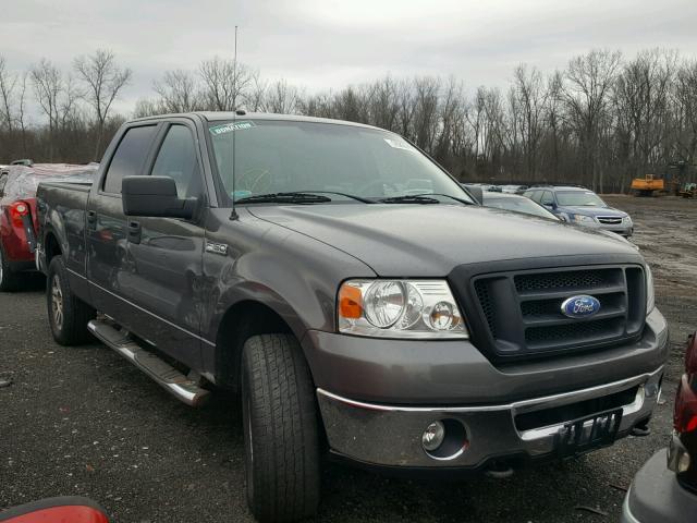 1FTPW14578FA49844 - 2008 FORD F150 SUPER GRAY photo 1