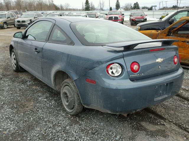 1G1AK18F377367319 - 2007 CHEVROLET COBALT LS BLUE photo 3