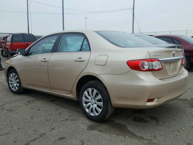 5YFBU4EE2DP156724 - 2013 TOYOTA COROLLA BA GOLD photo 3