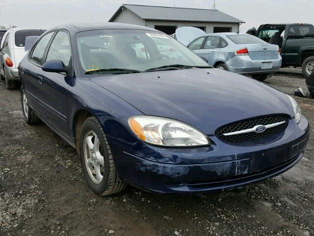 1FAFP53U82G122512 - 2002 FORD TAURUS SE BLUE photo 1