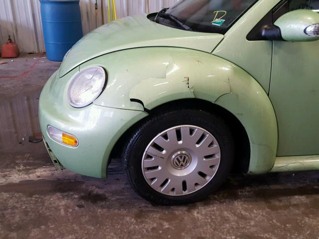 3VWBR31CX4M413214 - 2004 VOLKSWAGEN NEW BEETLE 绿色 照片 9