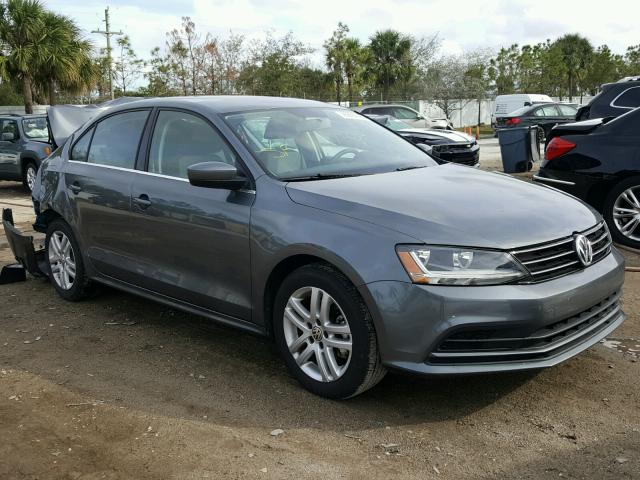 3VW2B7AJ5HM266669 - 2017 VOLKSWAGEN JETTA S GRAY photo 1