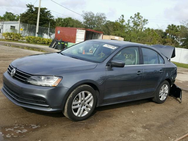 3VW2B7AJ5HM266669 - 2017 VOLKSWAGEN JETTA S GRAY photo 2