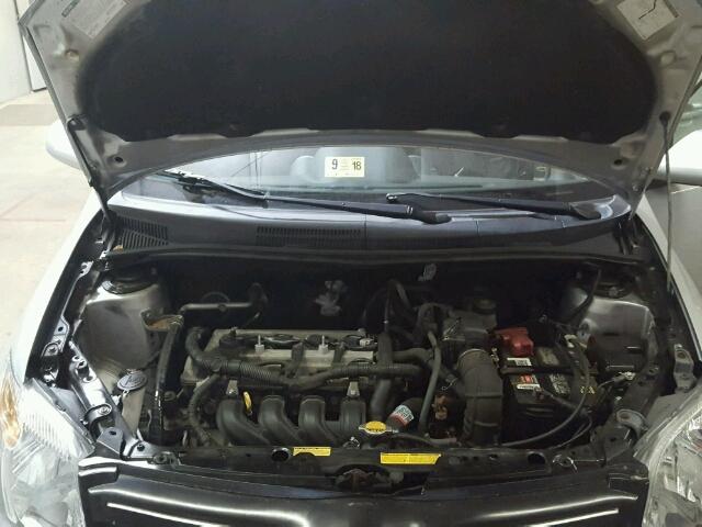 JTKKT624960169423 - 2006 TOYOTA SCION XA SILVER photo 7