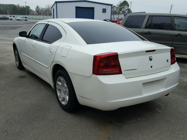 2B3KA43R36H310009 - 2006 DODGE CHARGER SE WHITE photo 3