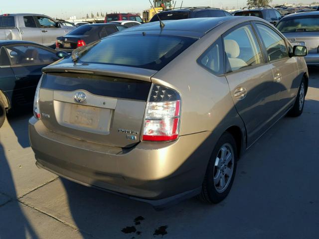 JTDKB20U353097508 - 2005 TOYOTA PRIUS GOLD photo 4