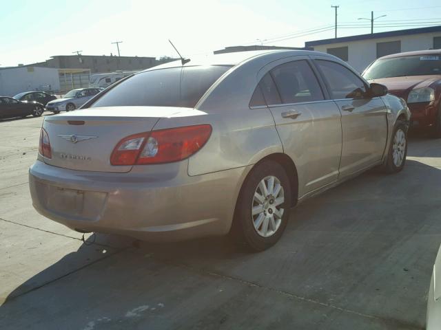 1C3LC46K78N197448 - 2008 CHRYSLER SEBRING LX BEIGE photo 4