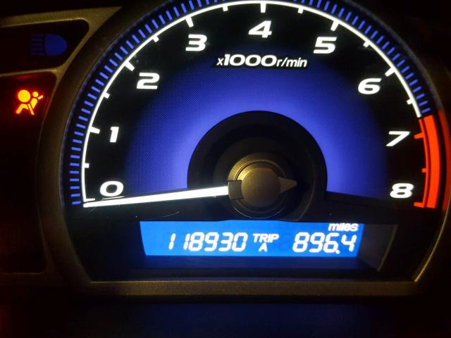 1HGFA16887L076568 - 2007 HONDA CIVIC EX მუქწითელი ფოტო 8