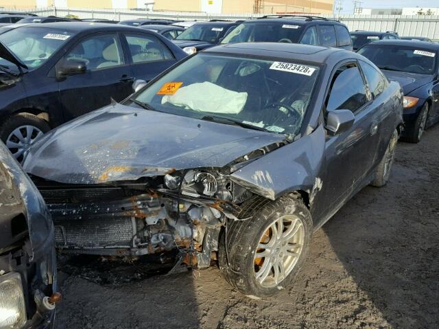 JH4DC54875S801492 - 2005 ACURA RSX GRAY photo 2