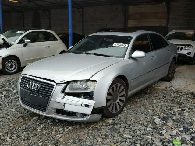 WAUMV44E27N011835 - 2007 AUDI A8 L QUATT SILVER photo 2