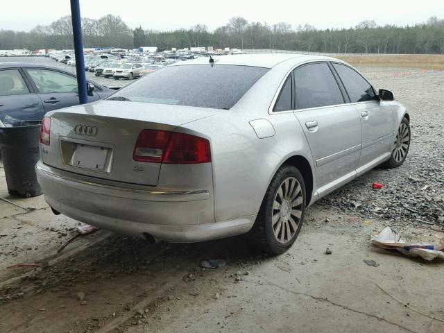 WAUMV44E27N011835 - 2007 AUDI A8 L QUATT SILVER photo 4