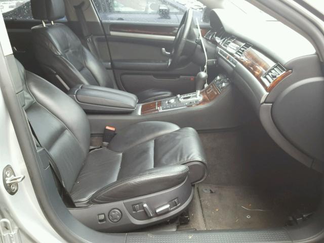 WAUMV44E27N011835 - 2007 AUDI A8 L QUATT SILVER photo 5