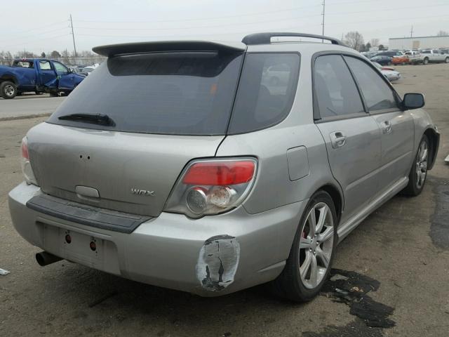 JF1GG79636G818547 - 2006 SUBARU IMPREZA WR SILVER photo 4