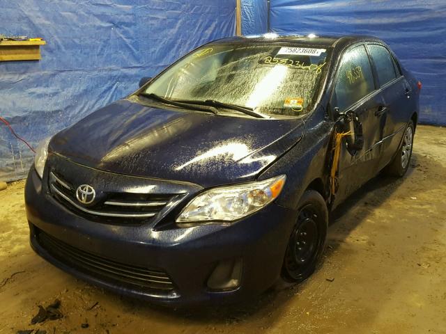 2T1BU4EE8DC029315 - 2013 TOYOTA COROLLA BA BLUE photo 2