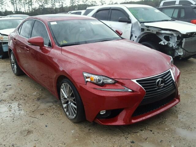 JTHBF1D25F5065316 - 2015 LEXUS IS 250 RED photo 1