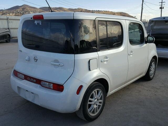 JN8AZ2KR2CT254334 - 2012 NISSAN CUBE BASE WHITE photo 4