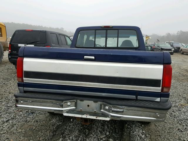 1FTEX15N4RKA40563 - 1994 FORD F150 BLUE photo 9