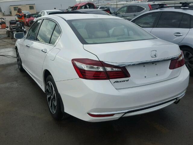 1HGCR2F84GA065581 - 2016 HONDA ACCORD EXL WHITE photo 3