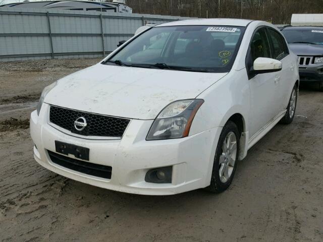 3N1AB6AP1AL682326 - 2010 NISSAN SENTRA 2.0 WHITE photo 2