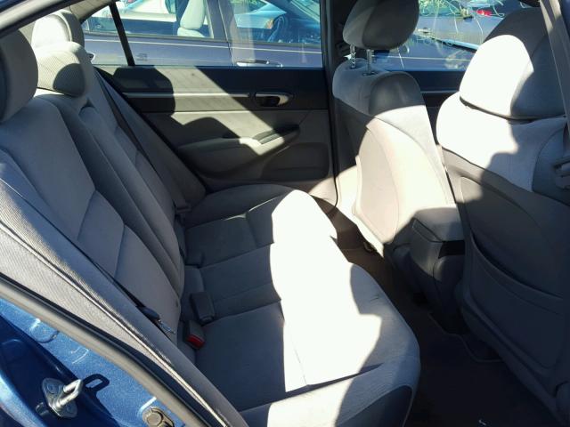1HGFA16856L034616 - 2006 HONDA CIVIC EX BLUE photo 6