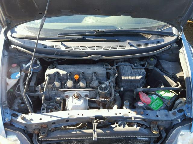 1HGFA16856L034616 - 2006 HONDA CIVIC EX BLUE photo 7