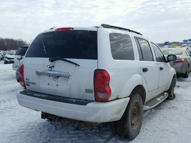 1D4HB58D64F156678 - 2004 DODGE DURANGO LI WHITE photo 4