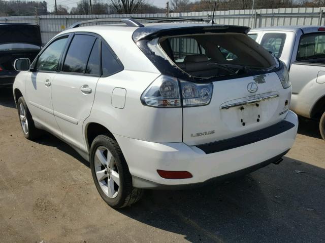 2T2HA31U05C071310 - 2005 LEXUS RX 330 WHITE photo 3