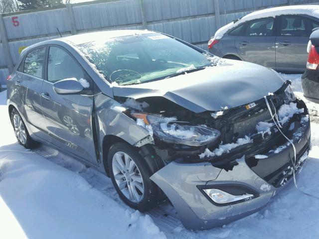 KMHD35LH7EU233358 - 2014 HYUNDAI ELANTRA GT GRAY photo 1