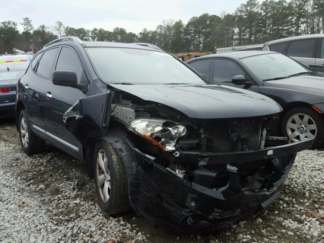 JN8AS5MV6BW670299 - 2011 NISSAN ROGUE S BLACK photo 1