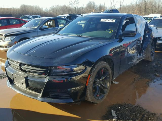 2C3CDXBG4GH246855 - 2016 DODGE CHARGER SE BLACK photo 2