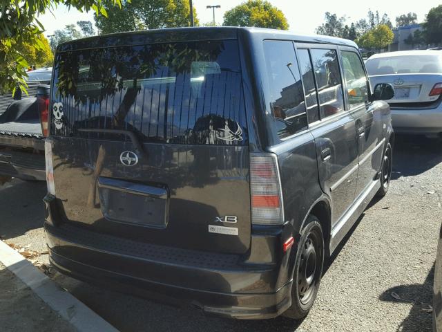 JTLKT324564107570 - 2006 TOYOTA SCION XB შავი ფოტო 4