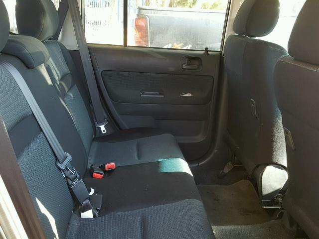 JTLKT324564107570 - 2006 TOYOTA SCION XB შავი ფოტო 6